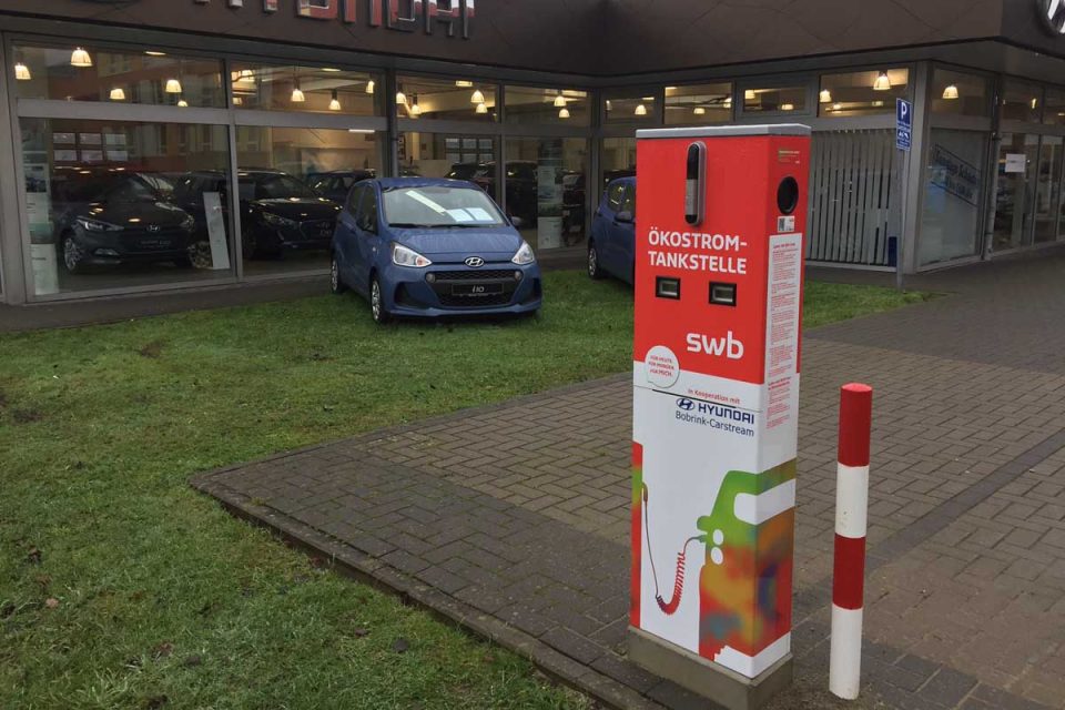E-Tankstelle im Technologiepark